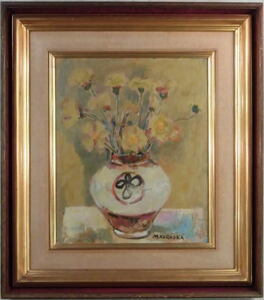 Art hand Auction Masao Naraoka Blumen, Malerei, Ölgemälde, Stilllebenmalerei