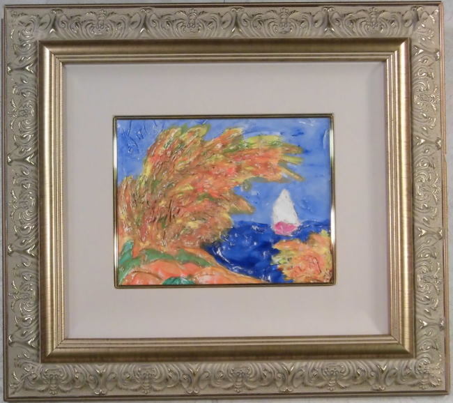 Antoine Knibily erinnert an Van Gogh, einzigartige Farbe, kräftige Pinselstriche, Und ein leidenschaftlicher Ausdruck, der von innen zu kommen scheint., Malerei, Ölgemälde, Abstraktes Gemälde