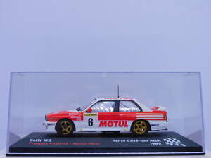 ☆ Altaya BMW M3 &#34;MOTUL Rally Criterium Alpin-France 1989&#34; 1/43 アルテア E30 ☆