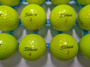 [6327B21] タイトリスト プロ ブイワンエックス Titleist PRO V1X 21年 イエロー 30球 ロストボール 【中古】