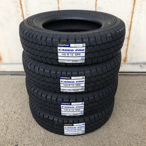 収納袋付 送料無料 4本セット (MR0001.8) 145R12 6PR GOODYEAR CARGO PRO 2023年製造 屋内保管 145/80R12 80/78N 相当 145/80/12 夏タイヤ