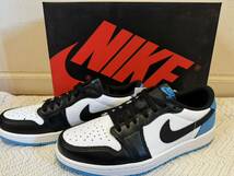 Nike Air Jordan 1 Low OG Black and Dark Powder Blue/UNC 26.5cm 新品_画像1