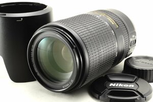 [ beautiful goods ]Nikon Nikon AF-P NIKKOR 70-300mm F4.5-5.6E ED VR / use impression little #4366