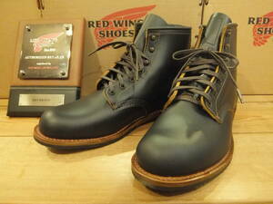  Red Wing regular shop 9060 Beck man * Flat box new goods boots [ black k long large k= tea core black ][8.5=26.5cm]. free shipping .!!