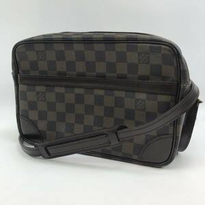 難有り ルイ ヴィトン LOUIS VUITTON トロカデロ 27 ショルダーバッグ 斜め掛け ダミエ ブラウン N48085 ♯199143-153