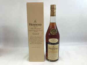 ☆古酒未開栓 【Hennessy】 ヘネシー VSOP コニャック ブランデー スリム クリアボトル 金キャップ 700ml 40％ 　♯199834-952　在：4