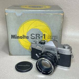 F6-139）ミノルタ MINOLTA SR-1 AUTO ROKKOR-PF 55mm F1.8 フィルムカメラ