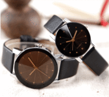 KQ012:カップル ファッション クォーツ 時計 レトロ スタイリッシュ カジュアル 腕時計 レザー ウォッチ_画像6