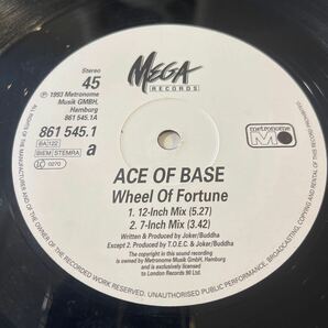 ACE OF BASE / wheel of fortune / my mind /レコード/中古/DJ/CLUBの画像3