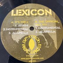 LEXICON / IT'S THE L / THE OFFICIAL /レコード/中古/DJ/CLUB_画像3