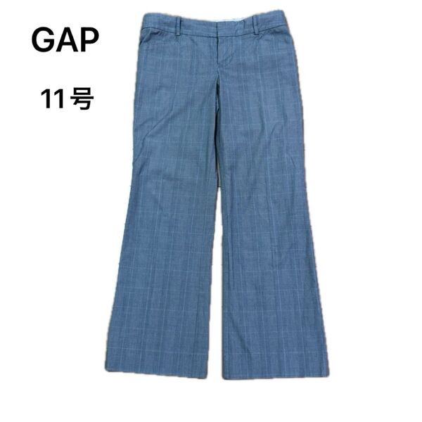 【美品】　GAP ギャップ　 パンツ　レディース　Lサイズ相当　ズボン　ボトムス　スーツ　ビジネス　ストレッチ