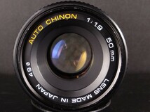 CHINON チノン AUTO CHINON 1:1.9 50mm レンズ カメラ 現状品 動作未確認_画像4