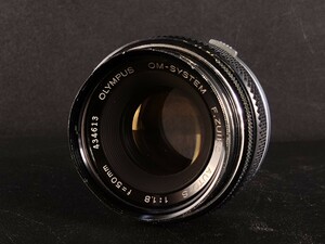 OLYMPUS オリンパス OM-SYSTEM F.ZUIKO AUTO-S 1:1.8 f=50mm レンズ カメラ 現状品 動作未確認