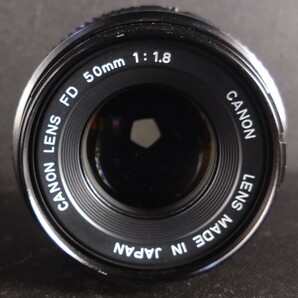 Canon キヤノン CANON LENS FD 50mm 1:1.8 レンズ カメラ 現状品 動作未確認の画像2