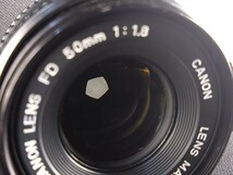 Canon キヤノン CANON LENS FD 50mm 1:1.8 レンズ カメラ 現状品 動作未確認_画像3