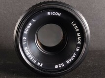RICOH リコー XR RIKENON 1:2 50mm L レンズ カメラ 現状品 動作未確認_画像2