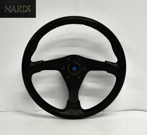 OY3-41【現状品】 ナルディ NARDI ステアリング ハンドル ホーンパットボタン MADE IN ITALY｜直径約365mm｜長期保管品