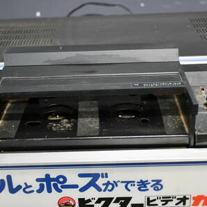 AY3-35 ビクター VCR ビデオカセットレコーダー CR-6300 ビクター 昭和レトロ 通電のみ確認済み 現状品の画像4