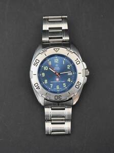F3-14　SWISS MILITARY スイスミリタリー 腕時計 メンズ腕時計 ブルー文字盤 保管品