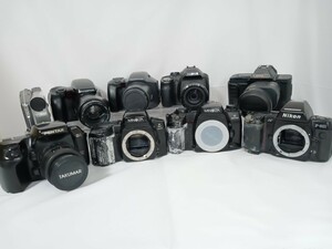 ジャンク Canon Nikon 含むフィルムカメラ 計9台 同梱不可 動作未確認　Ｊ303