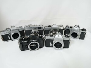 ジャンク MINOLTA PENTAX含む フィルムカメラ 同梱不可 動作未確認　計6台　Ｊ305