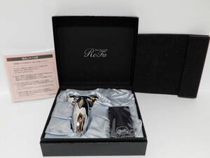 美品 正規品 ReFa CARAT for SALON リファカラット RF-CS1805B 美容ローラー プラチナ電子ローラー MTG シリアル番号付 日本製 マッサージ