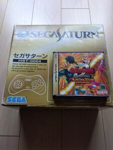 SEGA SATURN HST-0004 セガ サターン一式（付属品完備）+パワーメモリー+ソフト1本+S端子ケーブル（社外品）