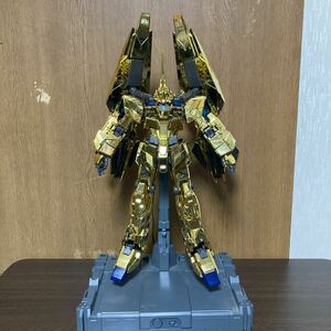 BANDAI PG 1/60 機動戦士ガンダムUC MSV ユニコーンガンダム3号機 フェネクス LEDユニット組み込み済み セット 組立済み 難あり バンダイ 