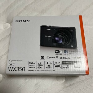 Sony ソニー デジカメ サイバーショット DSC-WX350 黒 ブラック 未使用 新品 未記入メーカー保証書 付き