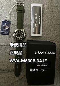 未使用品★カシオ WVA-M630B-3AJF 電波ソーラー