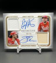 2023 Topps Definitive Baseball JOEY VOTTO JONATHAN INDIA_画像1