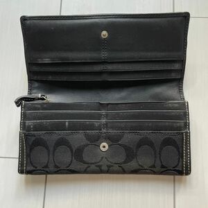 COACH コーチ 長財布　シグネチャー 