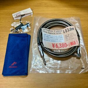 Sommer Cable ゾマーケーブル Spirit XXL L-S 3m シールド保護カバー モーリス クリーニングクロス