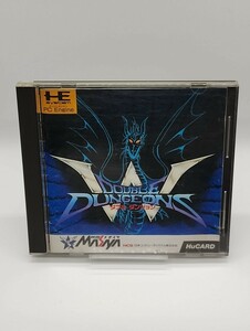 PCエンジン ダブルダンジョン DOUBLE DUNGEONS NCS89006 HuCARD 【動作確認済】 PC Engine PCE NEC