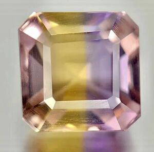 非加熱 IF 天然アメトリン 3.75 Ct カラット