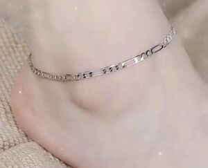  new goods stylish anklet silver color #3