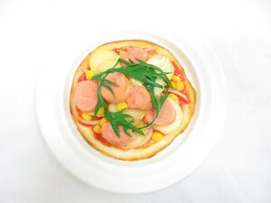 ★【直接引取不可】 食品サンプル ディスプレイ pizza ピザ ピッツァ たらこ ジャガイモ タラコポテトピザ 容器付 炙りたらこ 見本品 料理