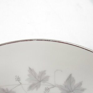 ★【直接引取不可】 ノリタケ Noritake チャイナ China 大皿 4枚 セット 紅葉柄 もみじ柄 HARWOOD 6312 食器 皿 ディナープレート 丸皿の画像3