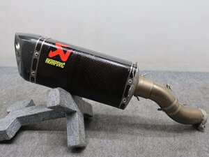 キズ大 CBR250RR MC51E(2BK-MC51) 17-23 アクラポビッチ ステン/カーボン スリップオン AKRAPOVIC ◆返品可 T21077L T03L 65