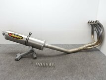 ZX-9R C/E/F型 アクラポビッチ ステン/チタン フルエキ AKRAPOVIC ◆返品可 T23043L T03L 445_画像1