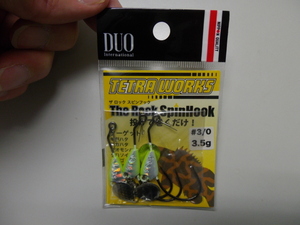 未開封、未使用キジハタ、ソイ、根魚に！DUO テトラワークス ザ ロック スピンフック TETRA WORKS THE ROCK SPINHOOK