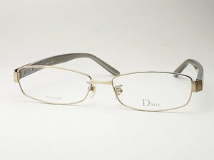 富士屋◆1円スタート◆クリスチャンディオール Christian Dior メガネフレーム CD7705J B2E ライトピンクゴールド 未使用