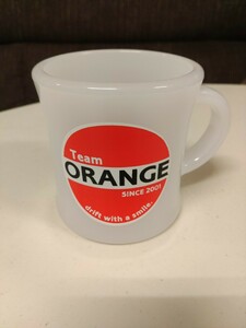 チーム オレンジ　マグカップ　★　ドリフト　D１　エビスサーキット　★　Team Orange　熊家族　熊久保　末永　