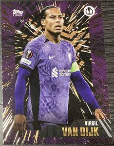 【フィルジル・ファン・ダイク / Virgil van Dijk 】Topps UEFA Gold 2022/23 リバプール　Liverpool FC