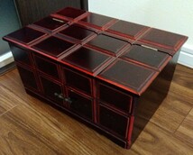 ★昭和 レトロ 木製 アクセサリーボックス 小物入れ 収納ケース_画像1