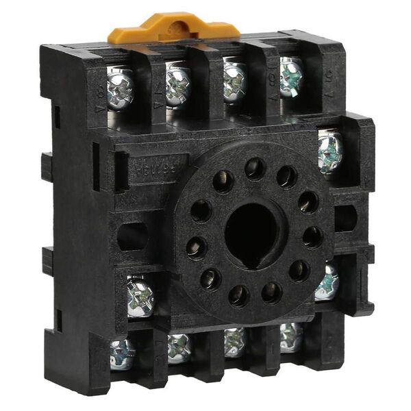PF113Aタイムリレーベース レールタイプ リレーソケットベース 11ピンパワーリレーベース ソケットウェアラブルボルト