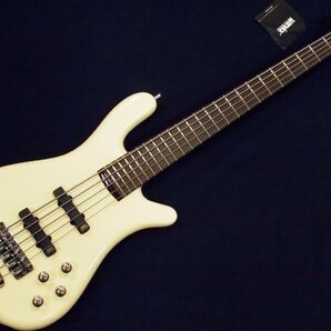 アウトレット特価 Warwick Teambuilt Pro Series Streamer Stage I 5st High Polish Creme White ワーウィック ストリーマーの画像2