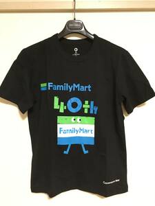 新品 未使用 希少 ファミリーマート ファミマ 40周年記念 Tシャツ 制服 ユニフォーム Mサイズ ブラック Family Mart コンビニ コスプレ