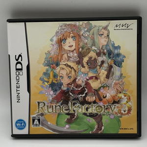 動作品 NDS ルーンファクトリー3 Rune Factory 3 任天堂 DS Nintendo マーベラスエンターテイメント 箱・説・ハガキ付 レア[60サイズ]