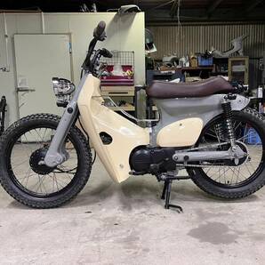 スーパーカブ５０スタイリッシュカスタムオシャカブホンダスーパーカブ全塗装リペイント済みモンキーの画像4